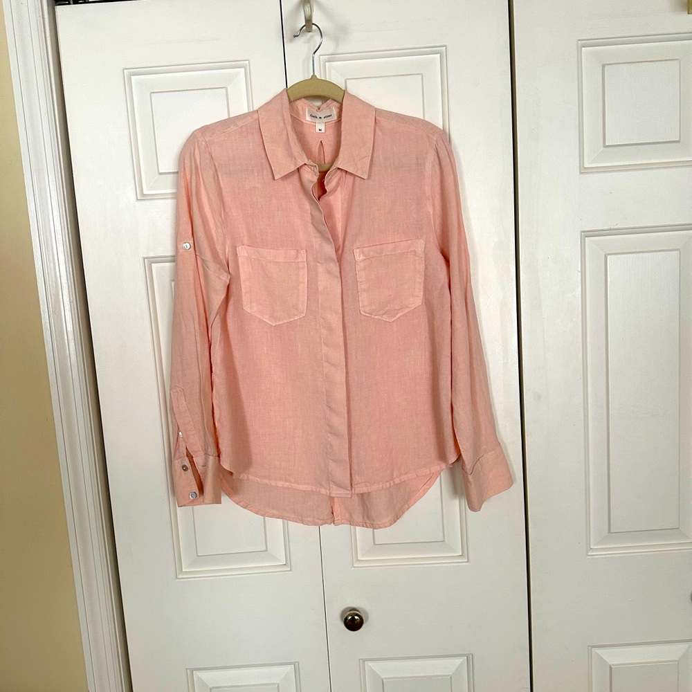 Cloth and Stone Linen Long Sleeved Shirt